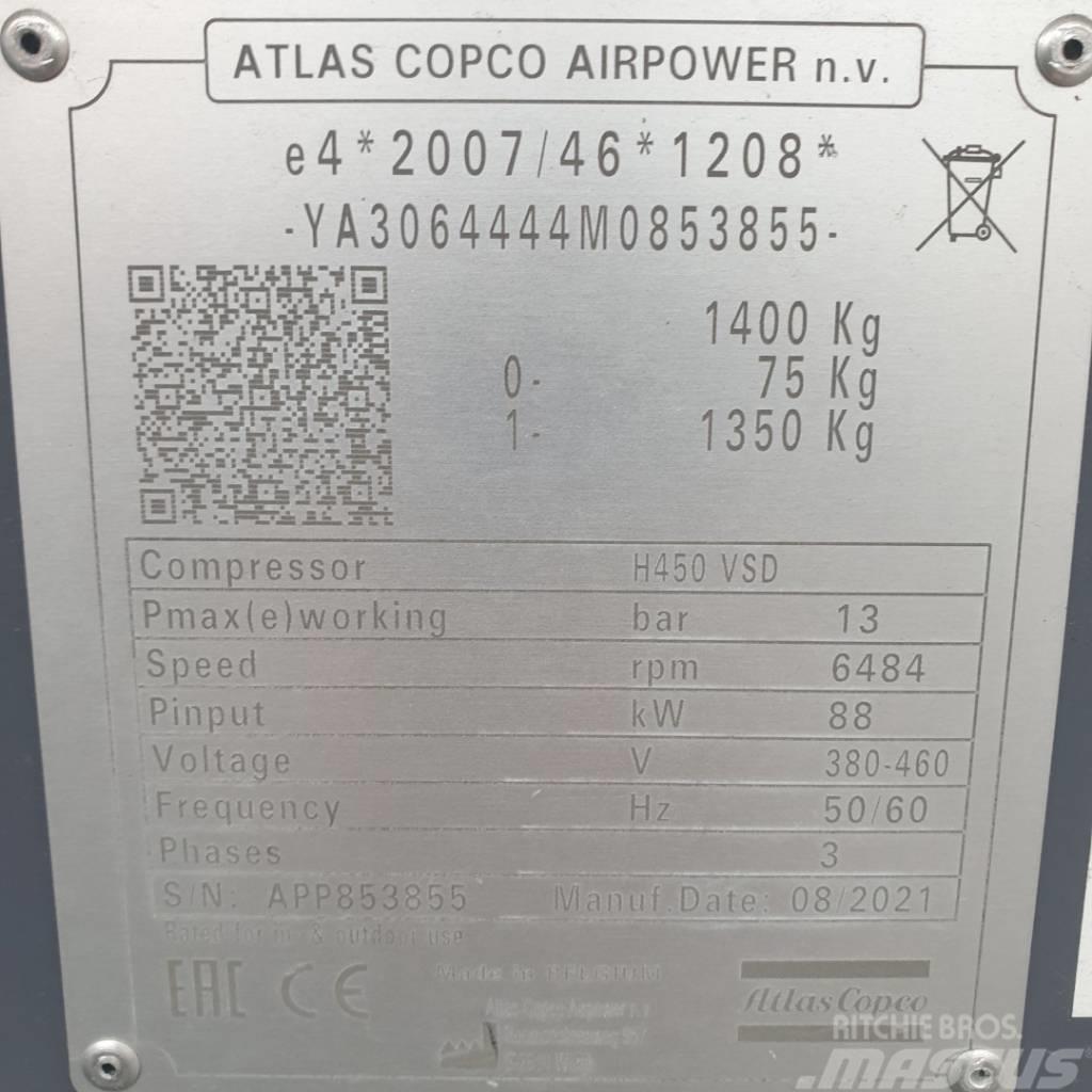 Atlas Copco E-Air H450 VSD Kompresorji