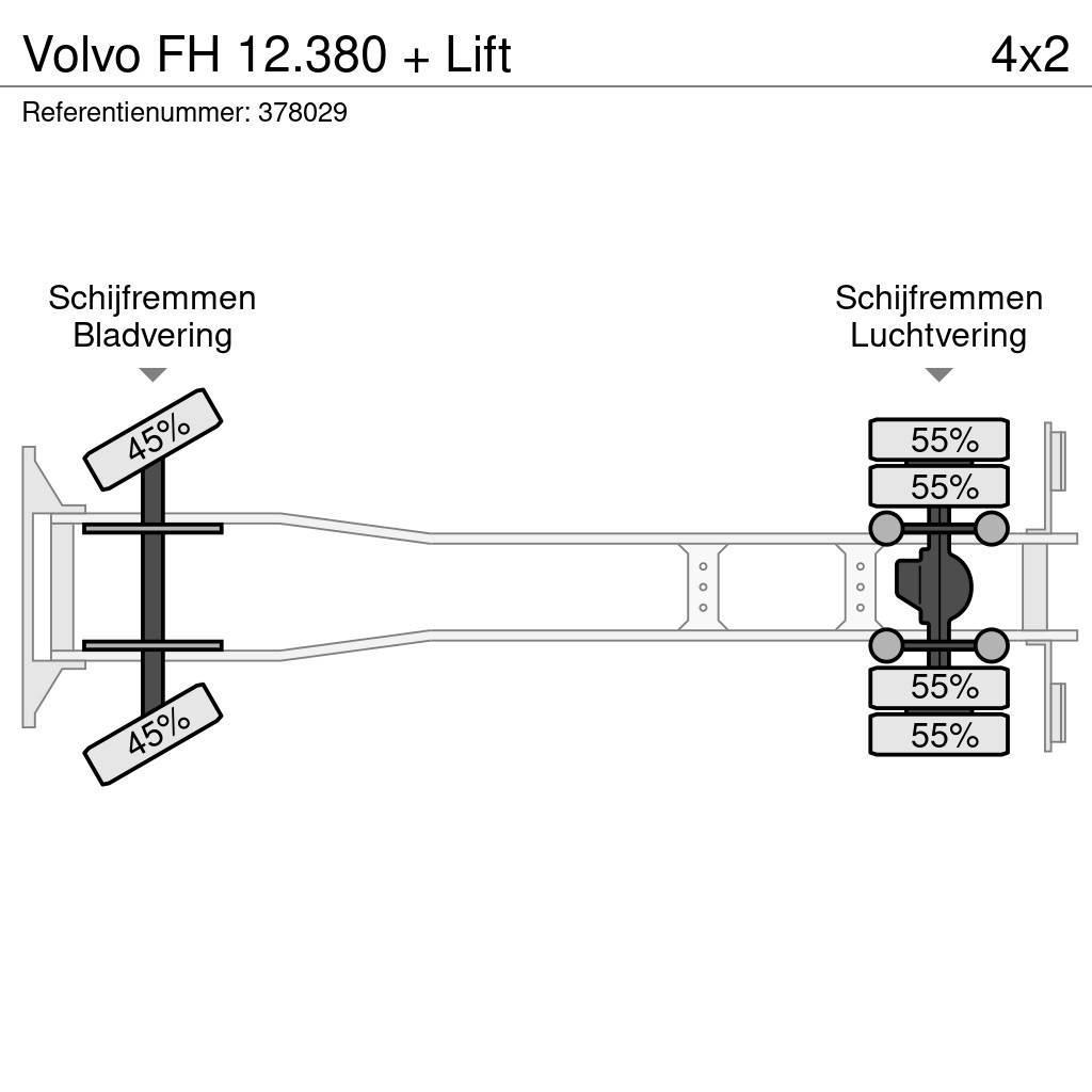 Volvo FH 12.380 + Lift Tovornjaki za prevoz živine