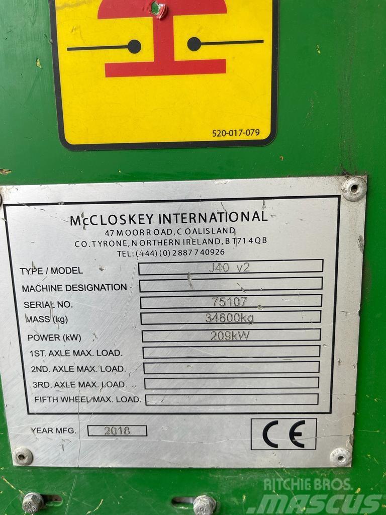 McCloskey J40 v2 Mobilni drobilniki