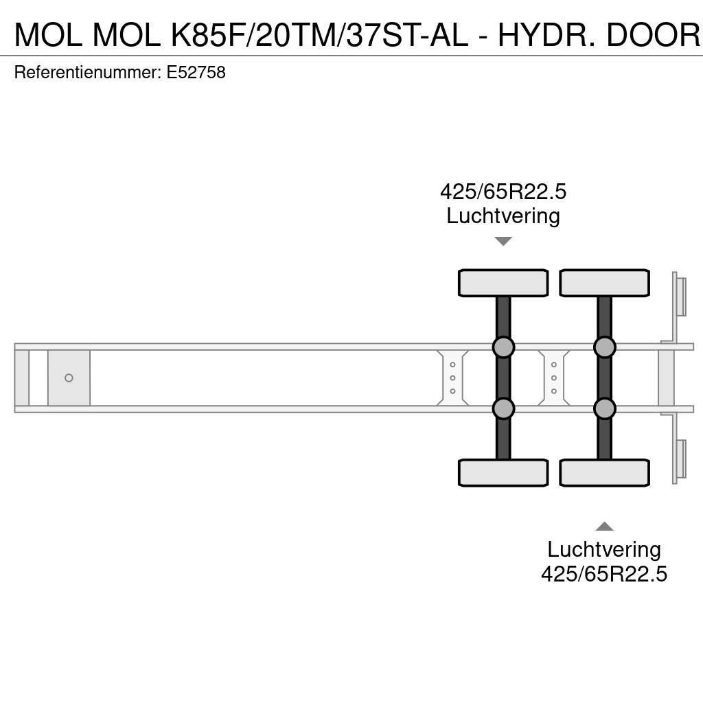 MOL K85F/20TM/37ST-AL - HYDR. DOOR Polprikolice prekucniki - kiper