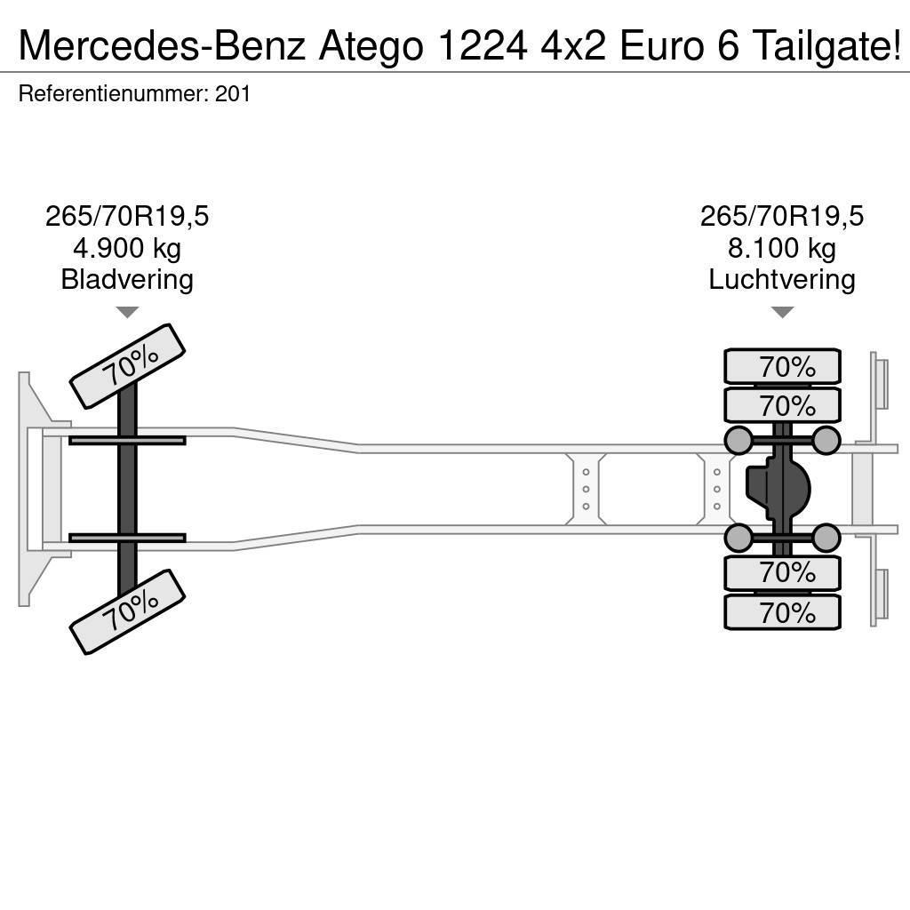 Mercedes-Benz Atego 1224 4x2 Euro 6 Tailgate! Tovornjaki zabojniki