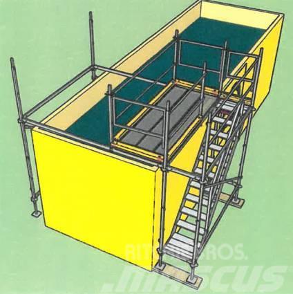  Container-Einrüstung Absetzbecken 1-Feld / 3-Feld  Gradbeni odri