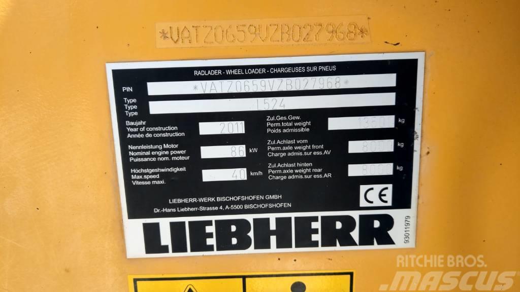 Liebherr L 524 Kolesni nakladalci