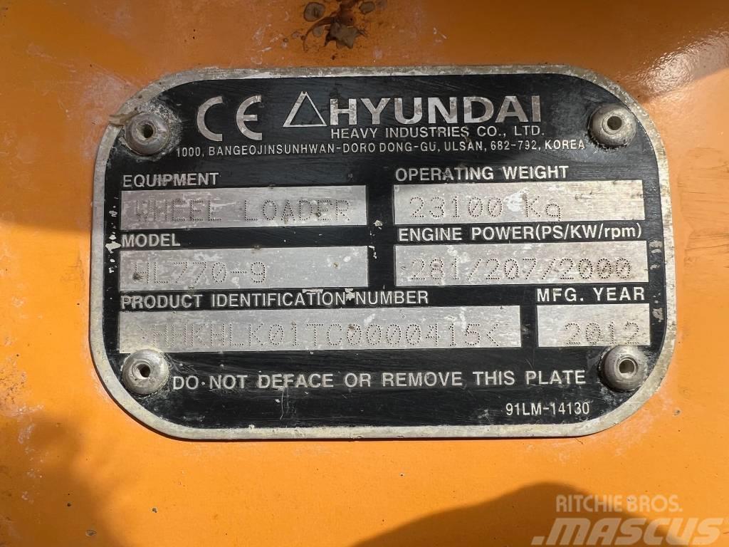 Hyundai HL 770-9 Kolesni nakladalci