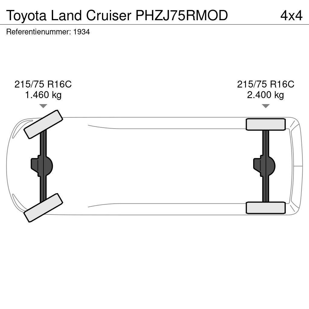 Toyota Land Cruiser PHZJ75RMOD Vlečna vozila za tovornjake