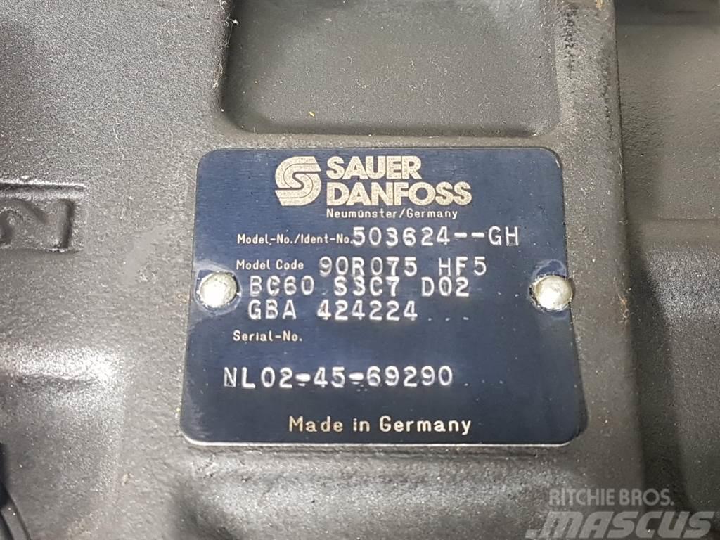 Sauer Danfoss 90R075HF5BC60 - 503624-GH - Drive pump/Fahrpumpe Hidravlika