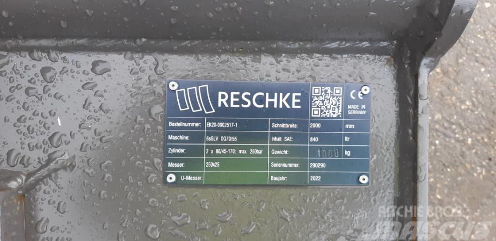 Reschke Grabenräumlöffel OQ70/55-2000mm A#5842 Nakladalne žlice