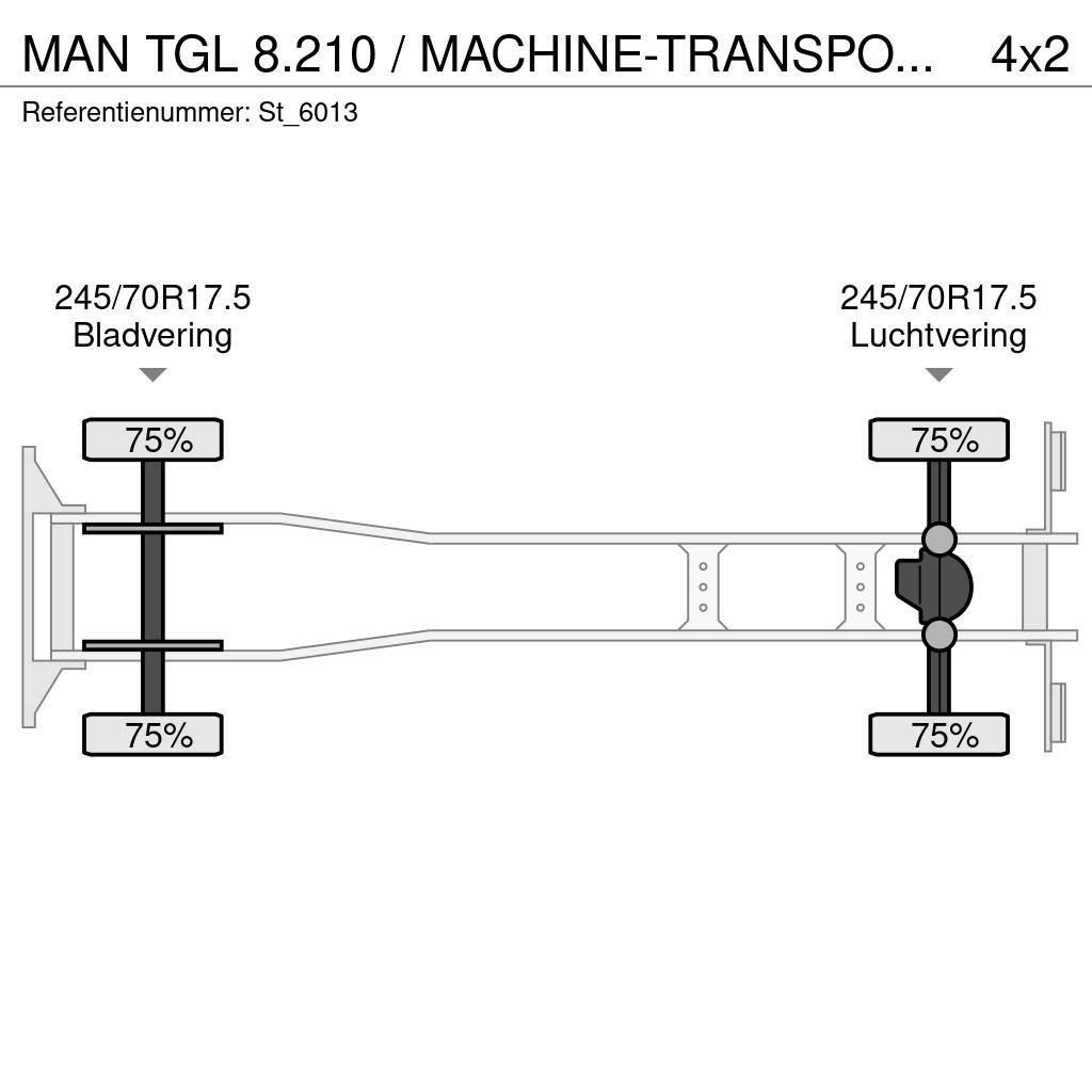 MAN TGL 8.210 / MACHINE-TRANSPORT / OPRIJ-WAGEN / AIRC Avtotransporterji