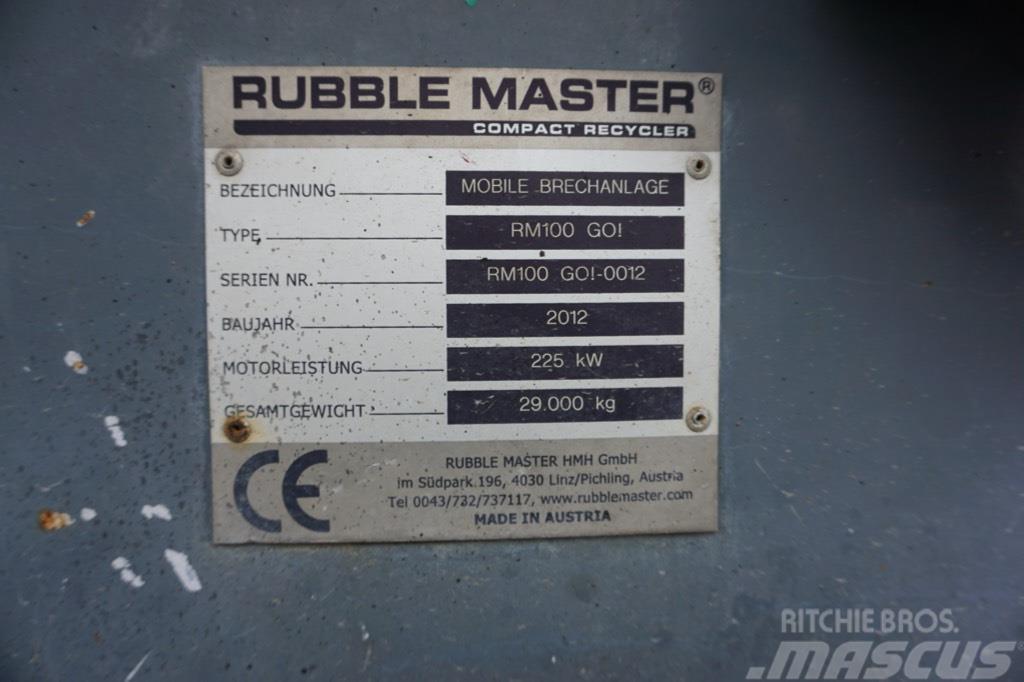 Rubble Master RM 100GO! Mobilni drobilniki
