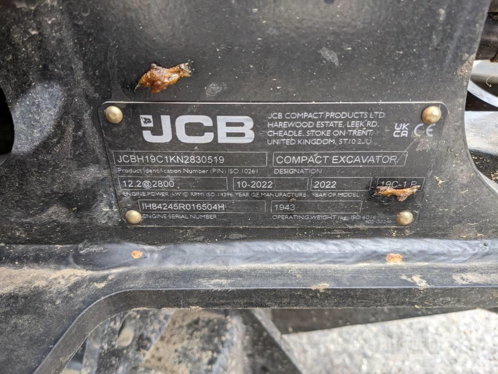 JCB 19C-1P Kompaktbagger / Minibagger Mini bagri <7t