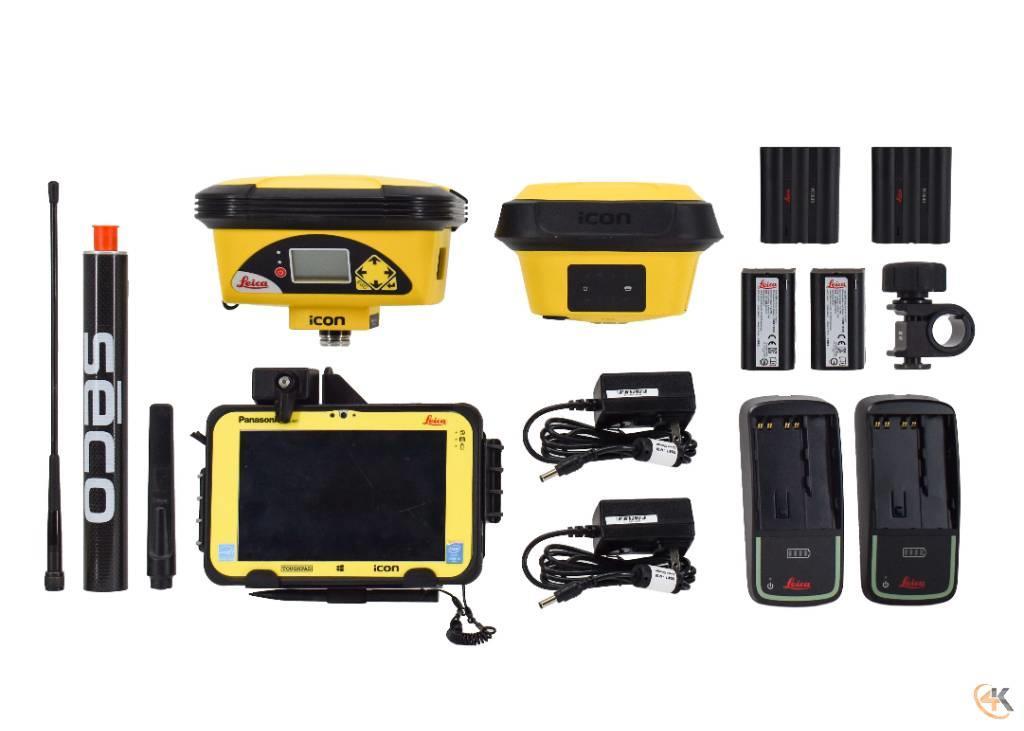 Leica iCG60 iCG70 450-470Mhz Base/Rover GPS w/ CC80 iCON Drugi deli