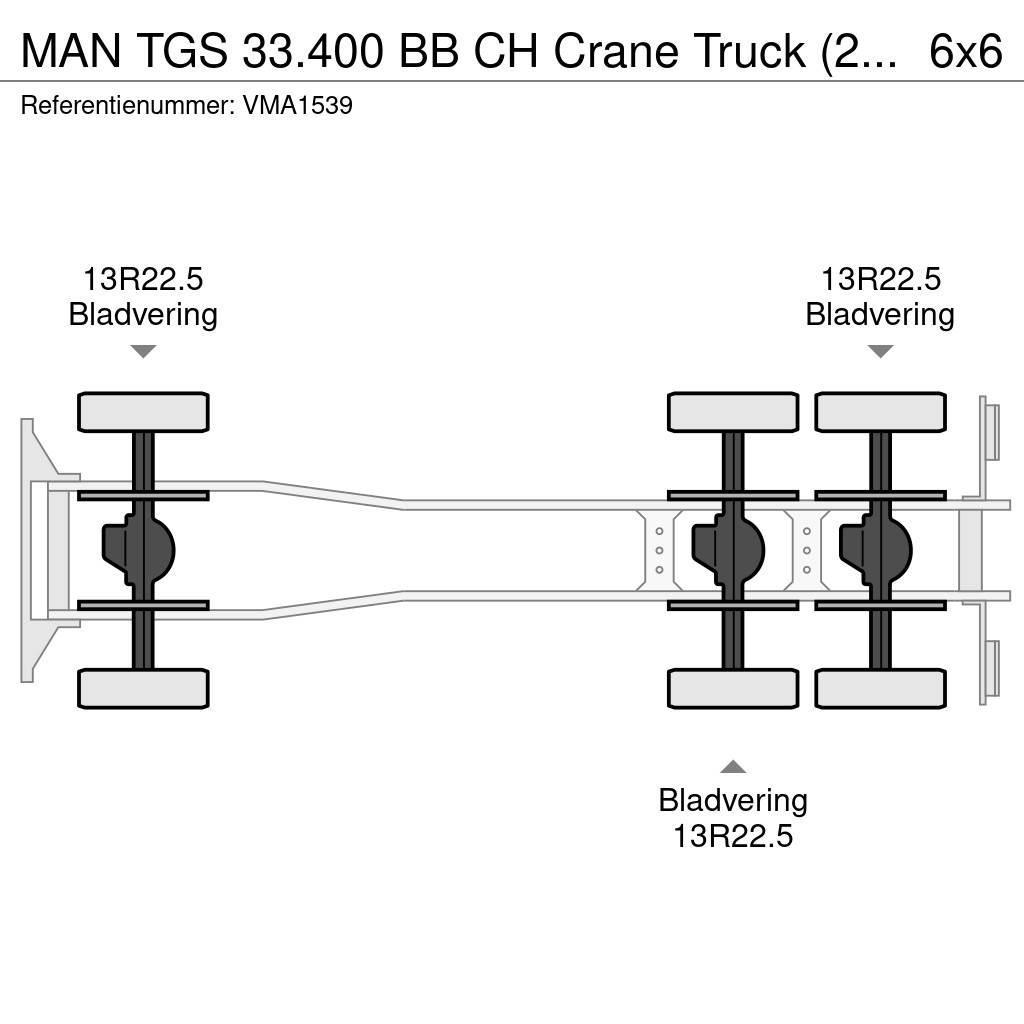 MAN TGS 33.400 BB CH Crane Truck (2 units) Rabljeni žerjavi za vsak teren