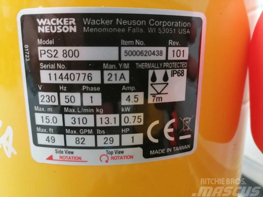 Wacker Neuson PS2800 Vodne črpalke