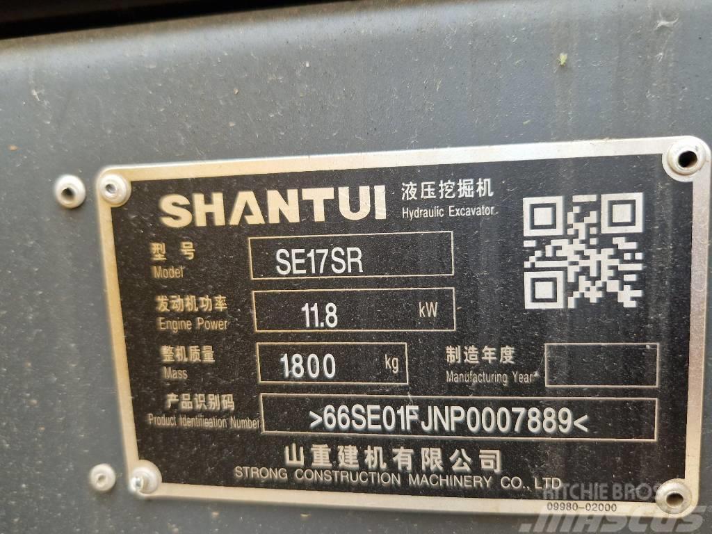 Shantui SE17SR Mini bagri <7t