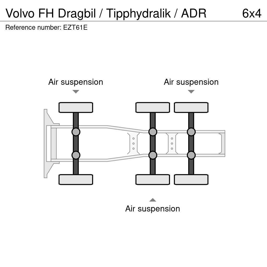 Volvo FH Dragbil / Tipphydralik / ADR Vlačilci