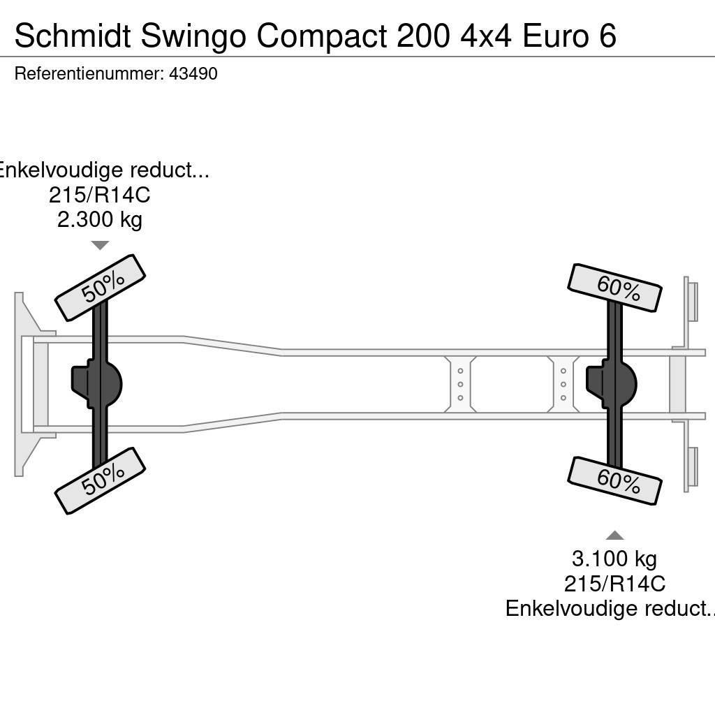 Schmidt Swingo Compact 200 4x4 Euro 6 Pometalni stroji