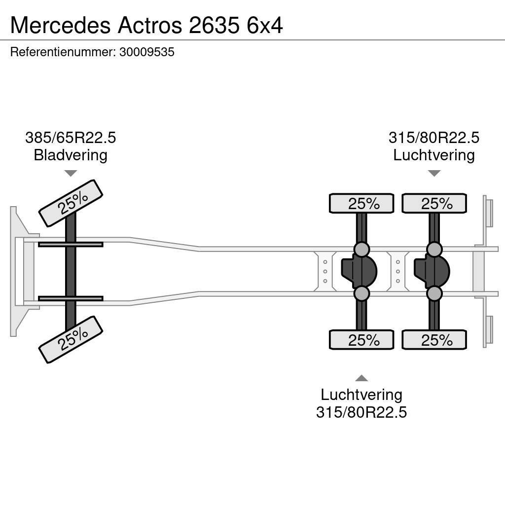 Mercedes-Benz Actros 2635 6x4 Tovornjaki-šasije