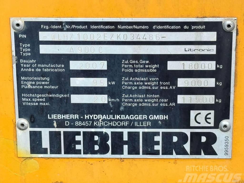 Liebherr A 900 C Litronic Bagri na kolesih