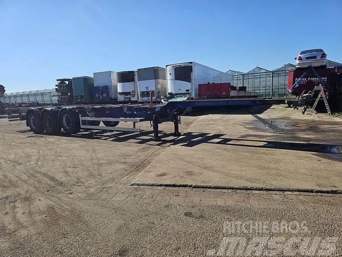 Schmitz Cargobull SPR 27 3 AXLE CONTAINER CHASSIS ALL CONNECTIONS EX Kontejnerske polprikolice