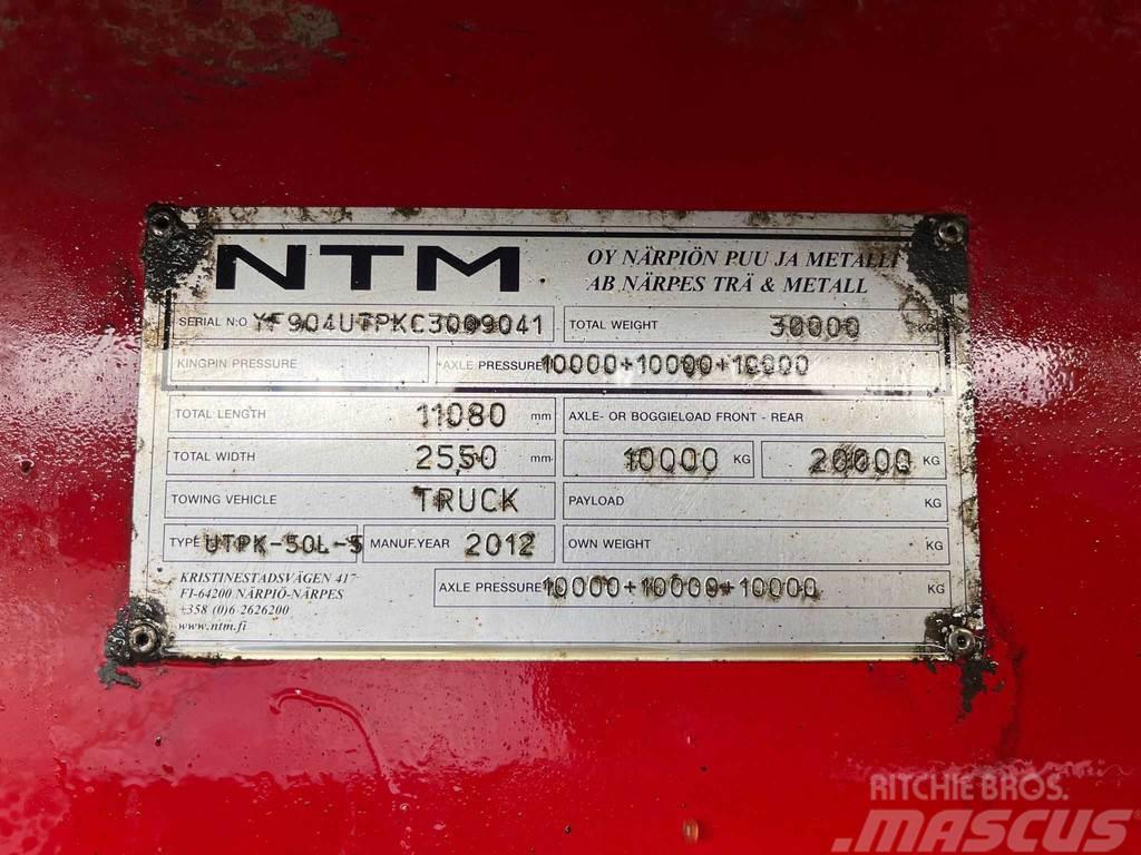 NTM UTPK-50L-5 BOX L=8525 mm Kiper prikolice