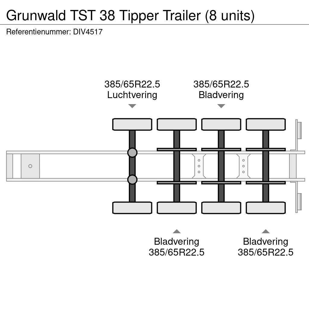 Grunwald TST 38 Tipper Trailer (8 units) Polprikolice prekucniki - kiper