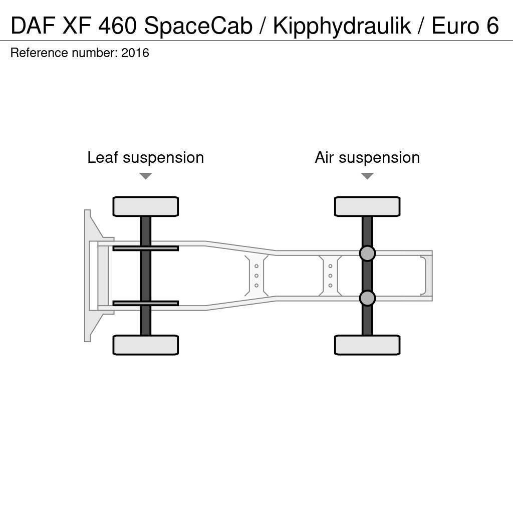 DAF XF 460 SpaceCab / Kipphydraulik / Euro 6 Vlačilci