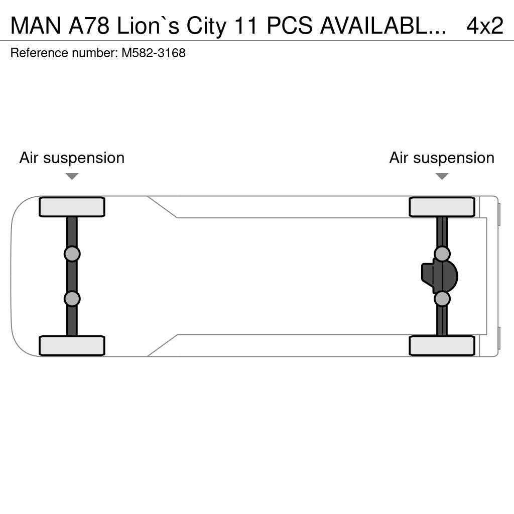 MAN A78 Lion`s City 11 PCS AVAILABLE / EURO EEV / 30 S Mestni avtobusi