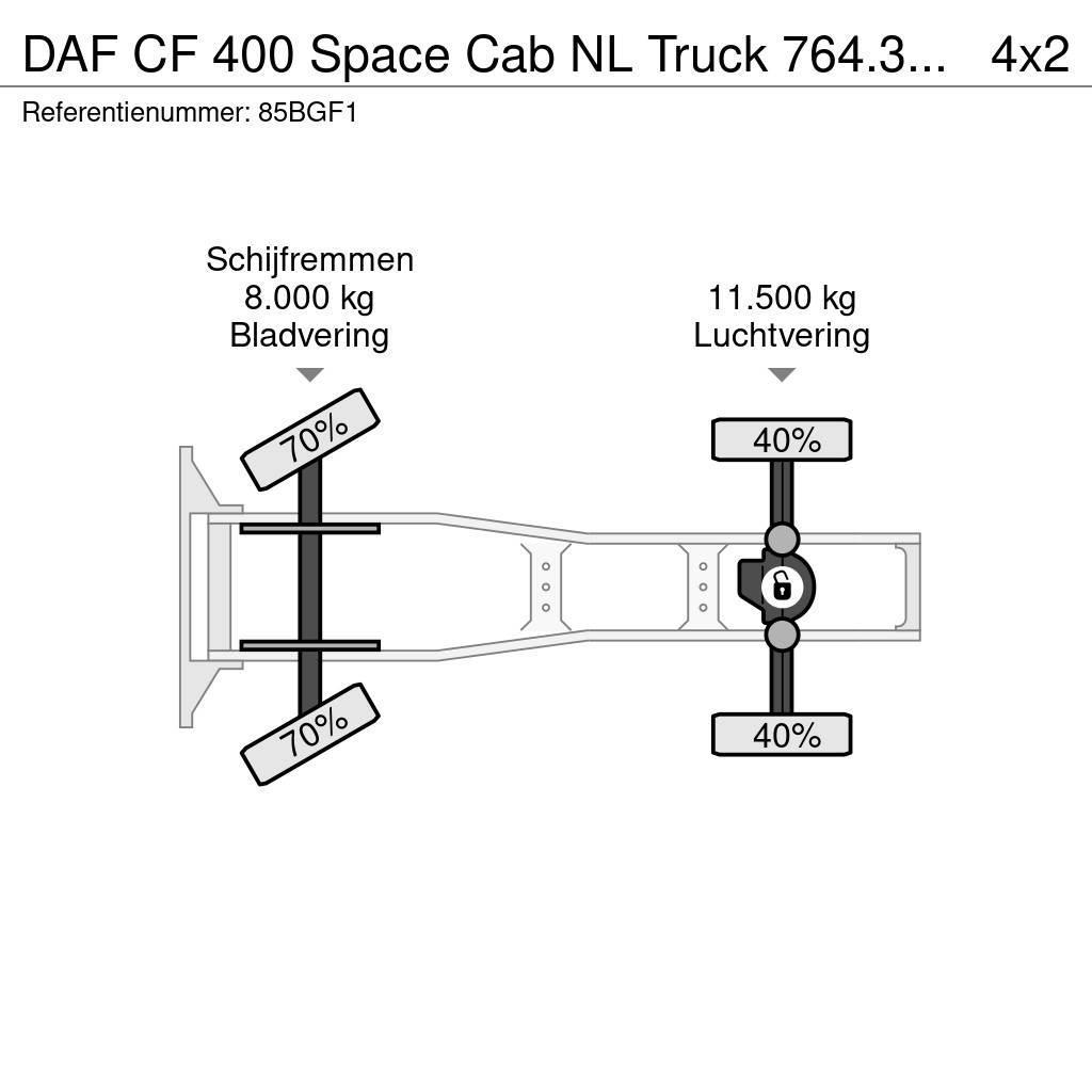 DAF CF 400 Space Cab NL Truck 764.313KM Vlačilci