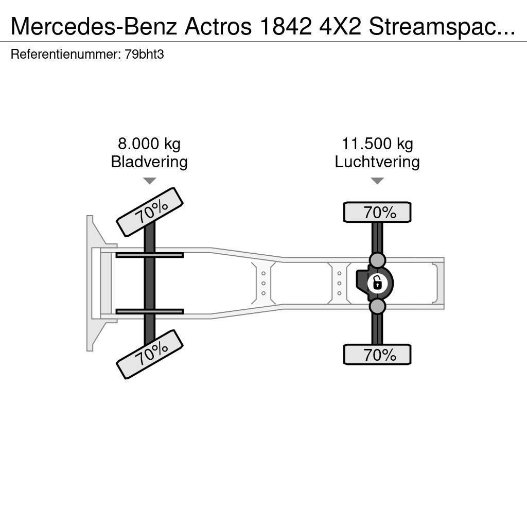Mercedes-Benz Actros 1842 4X2 Streamspace NL Truck Side skirts 8 Vlačilci
