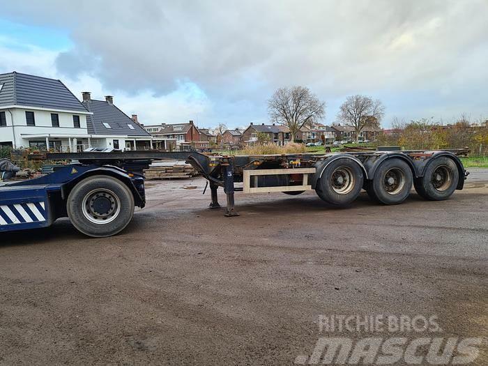 Nooteboom 3 AXLE CONTAINER CHASSIS ALL CONNECTIONS ROR DRUM Kontejnerske polprikolice