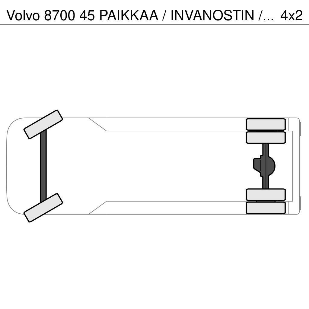 Volvo 8700 45 PAIKKAA / INVANOSTIN / EURO 5 Medkrajevni avtobusi