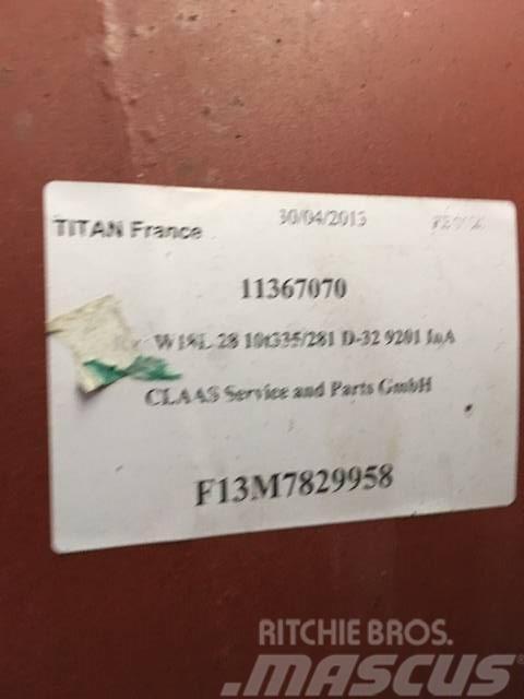 Titan Claas velgen W18L28 Gume, kolesa in platišča