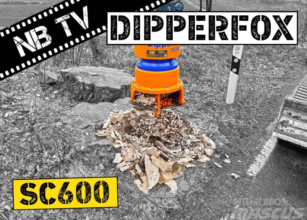 Dipperfox Baumstumpffräse SC600 -  60 Stümpfe pro Rezkalci panjev/štorov
