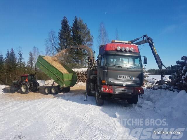 Heinola 1310 RML -Chipper:  SISU 18/630 6x4 -Truck Drobilci lesa