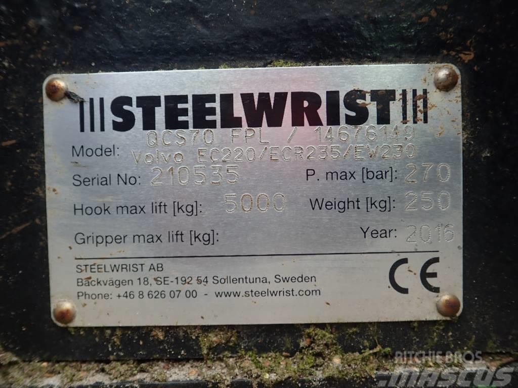Steelwrist hydr. Schnellwechsler S70 mit Lasthaken passend fü Hitre spojke
