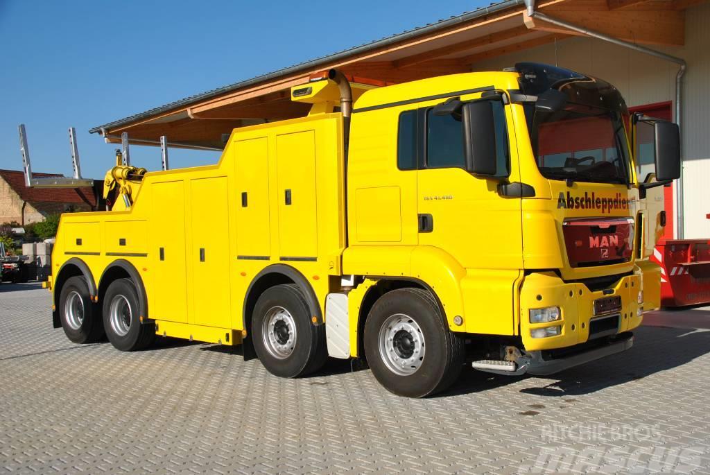 MAN TGS 41.480 + Brechtel Aufbau Masterlift Comfort F Vlečna vozila za tovornjake