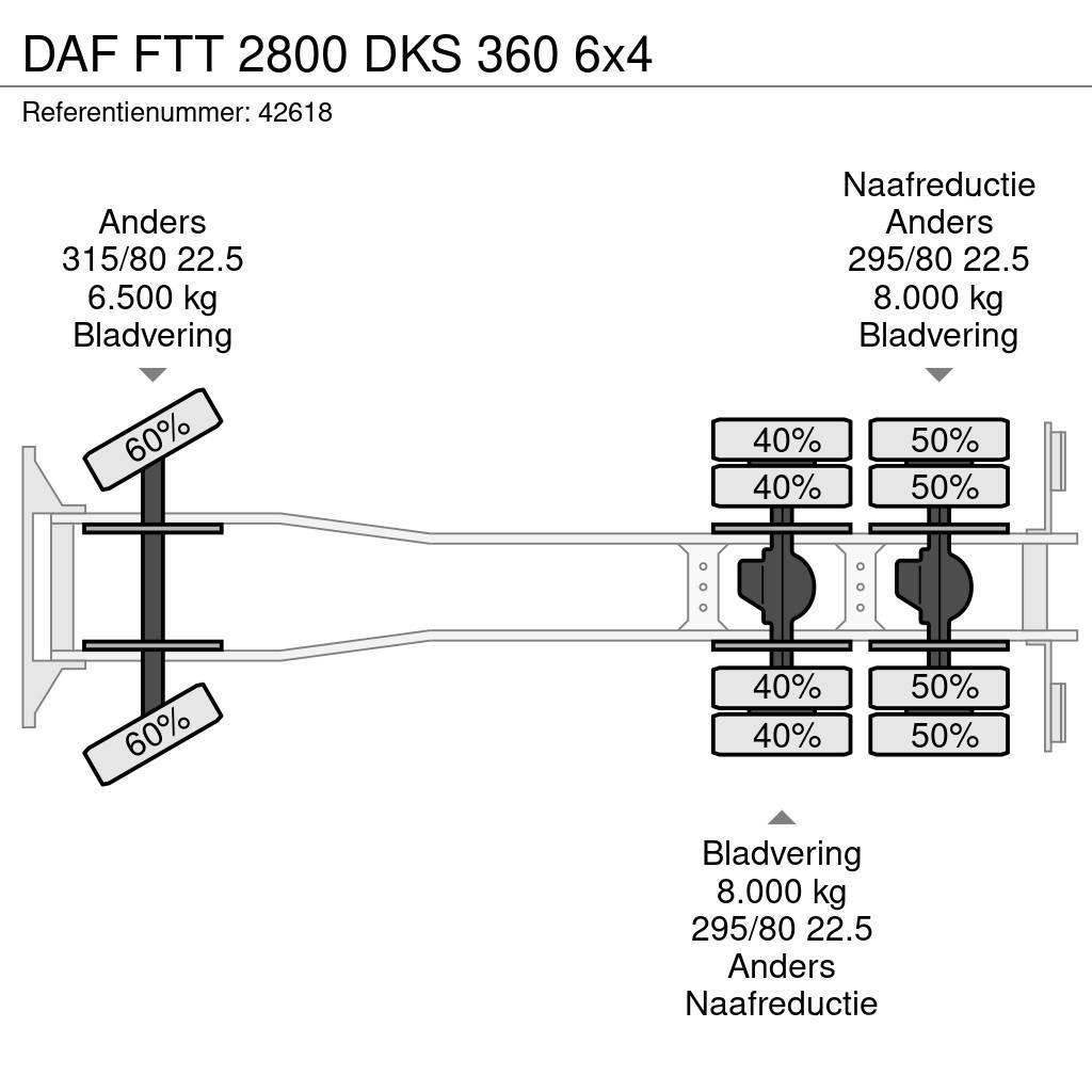 DAF FTT 2800 DKS 360 6x4 Vlečna vozila za tovornjake