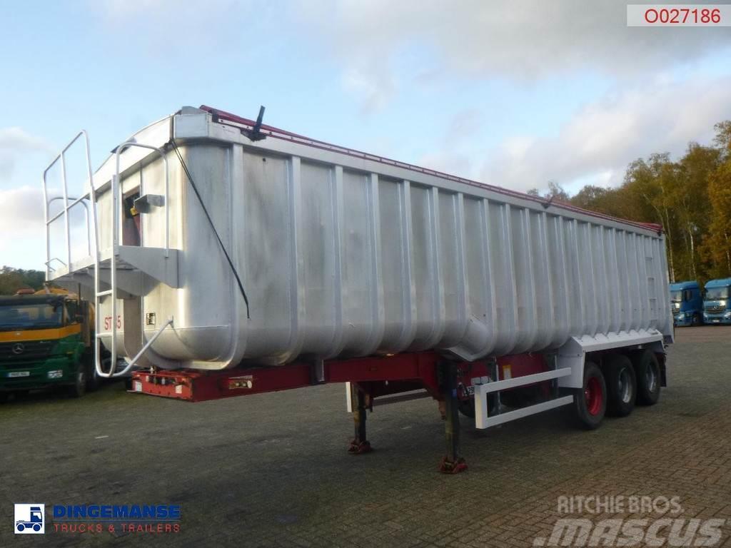 Montracon Tipper trailer alu 53.6 m3 + tarpaulin Polprikolice prekucniki - kiper