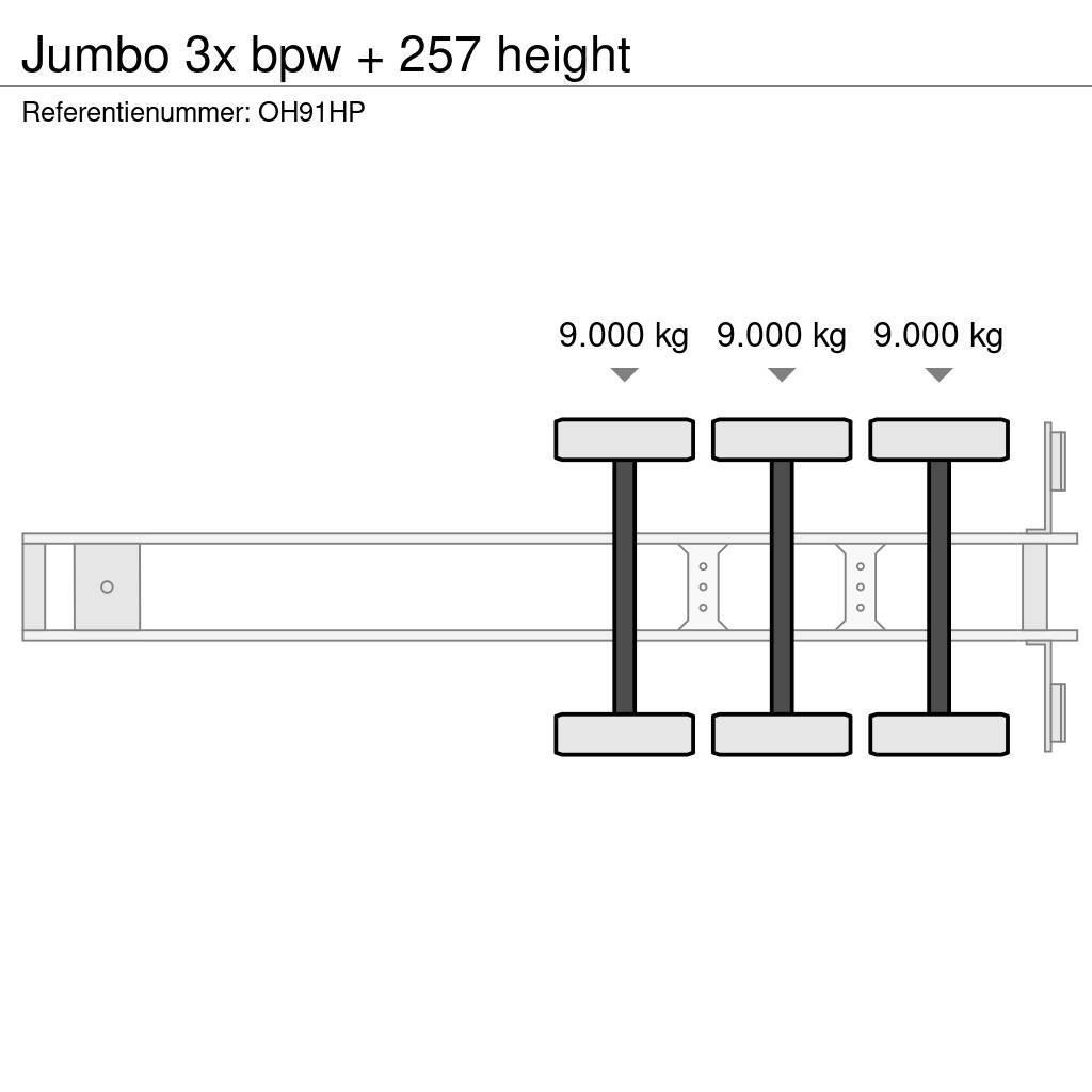 Jumbo 3x bpw + 257 height Polprikolice s ponjavo