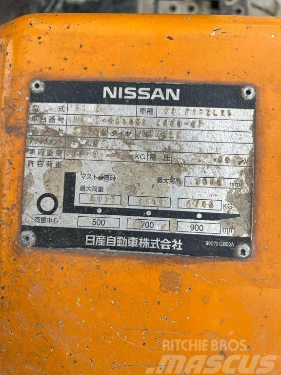 Nissan Duplex, 2.500KG, 4.926hrs!!, no charger 02ZP1B2L25 Električni viličarji
