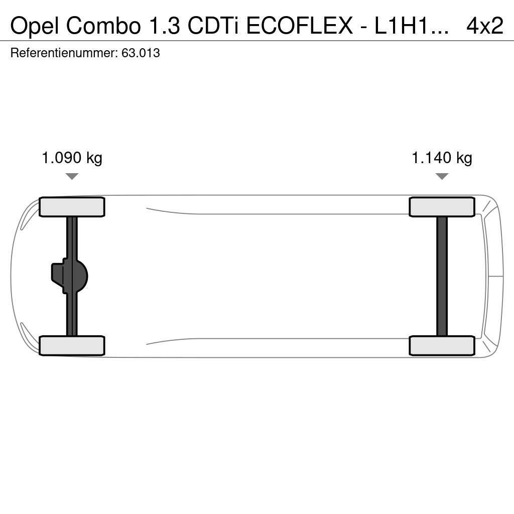 Opel Combo 1.3 CDTi ECOFLEX - L1H1 - AC - Cruise - Hook Zabojni kombi