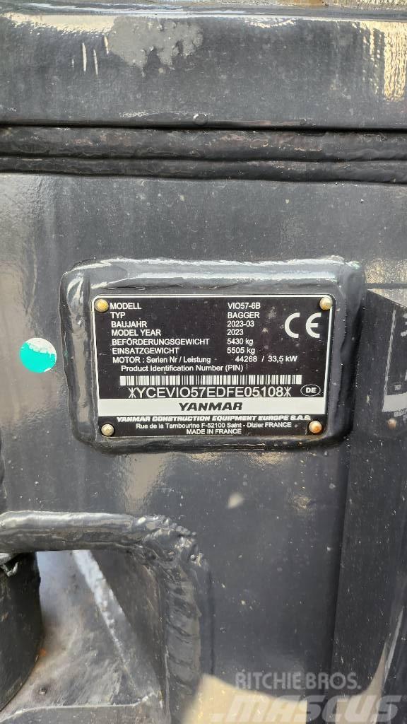 Yanmar Vio57-6B Advance Nullheck Powertilt HS03 Mini bagri <7t