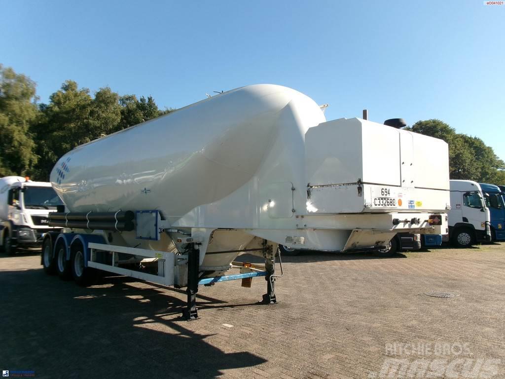 Spitzer Powder tank alu 43 m3 / 1 comp + compressor Polprikolice cisterne