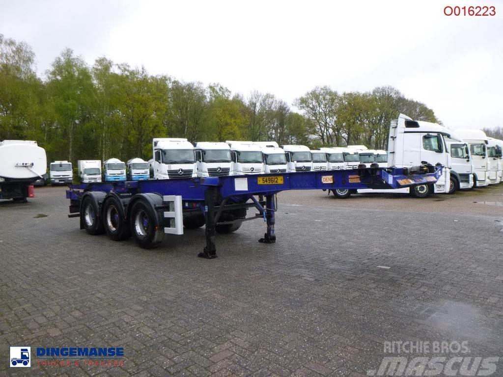 Dennison 3-axle container trailer 20-30-40-45 ft Kontejnerske polprikolice
