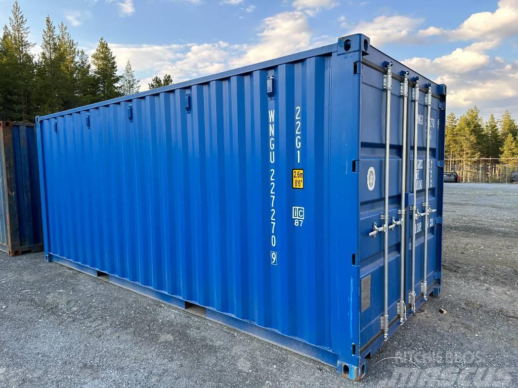  Sjöfartscontainer Container 20fot 20fots nya blå m Ladijski kontejnerji