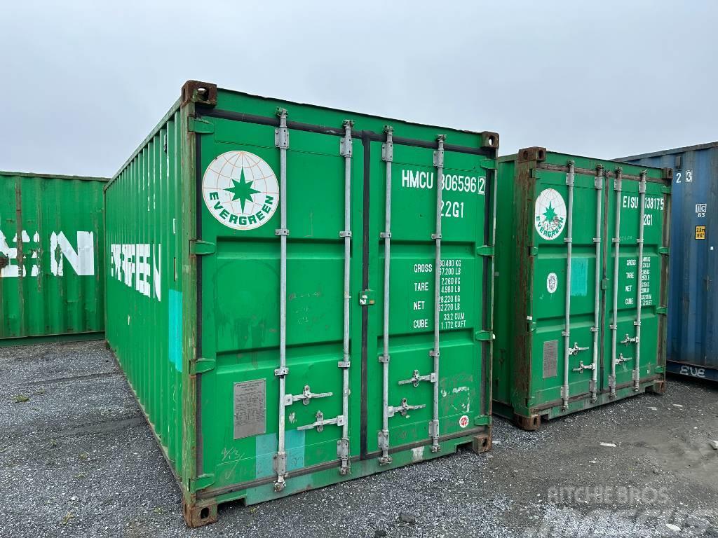  Sjöfartscontainer Container 20fot 20fots nya blå m Ladijski kontejnerji