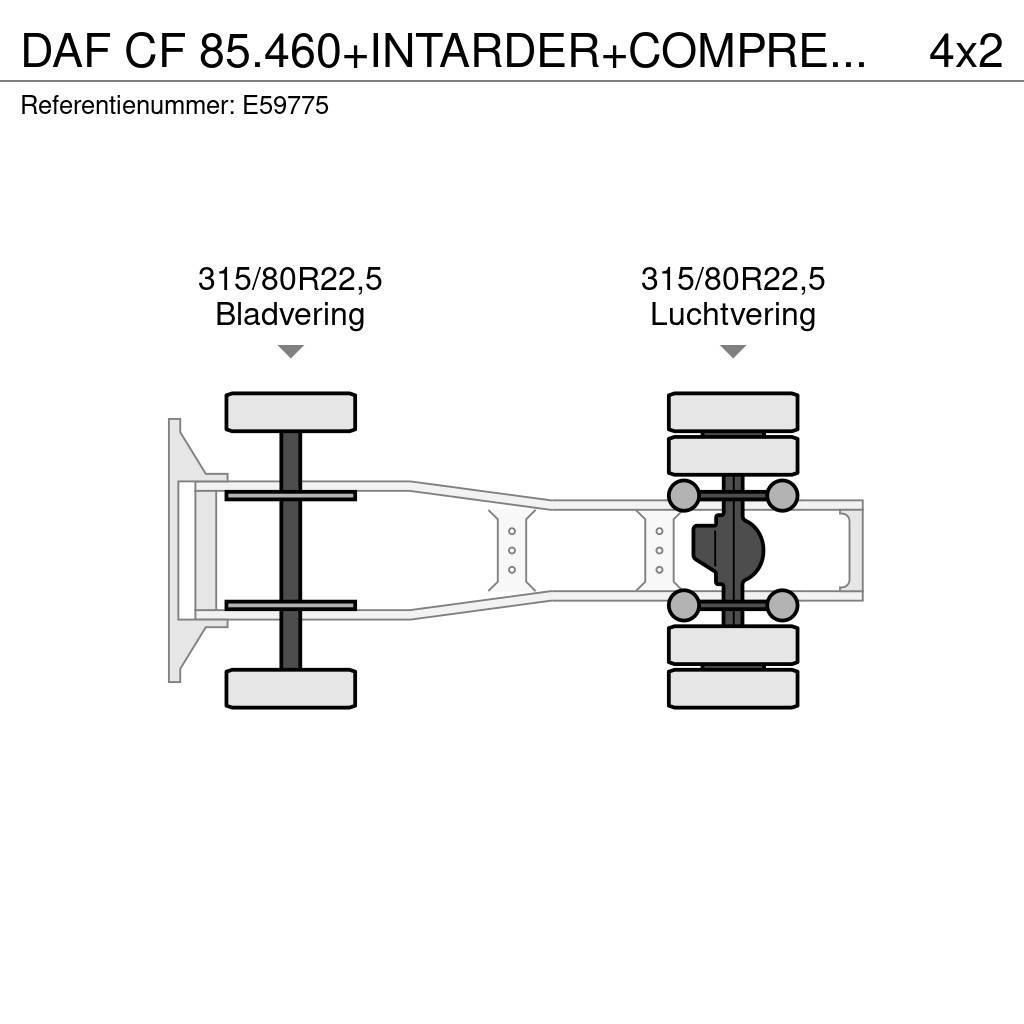 DAF CF 85.460+INTARDER+COMPRESSEUR Vlačilci