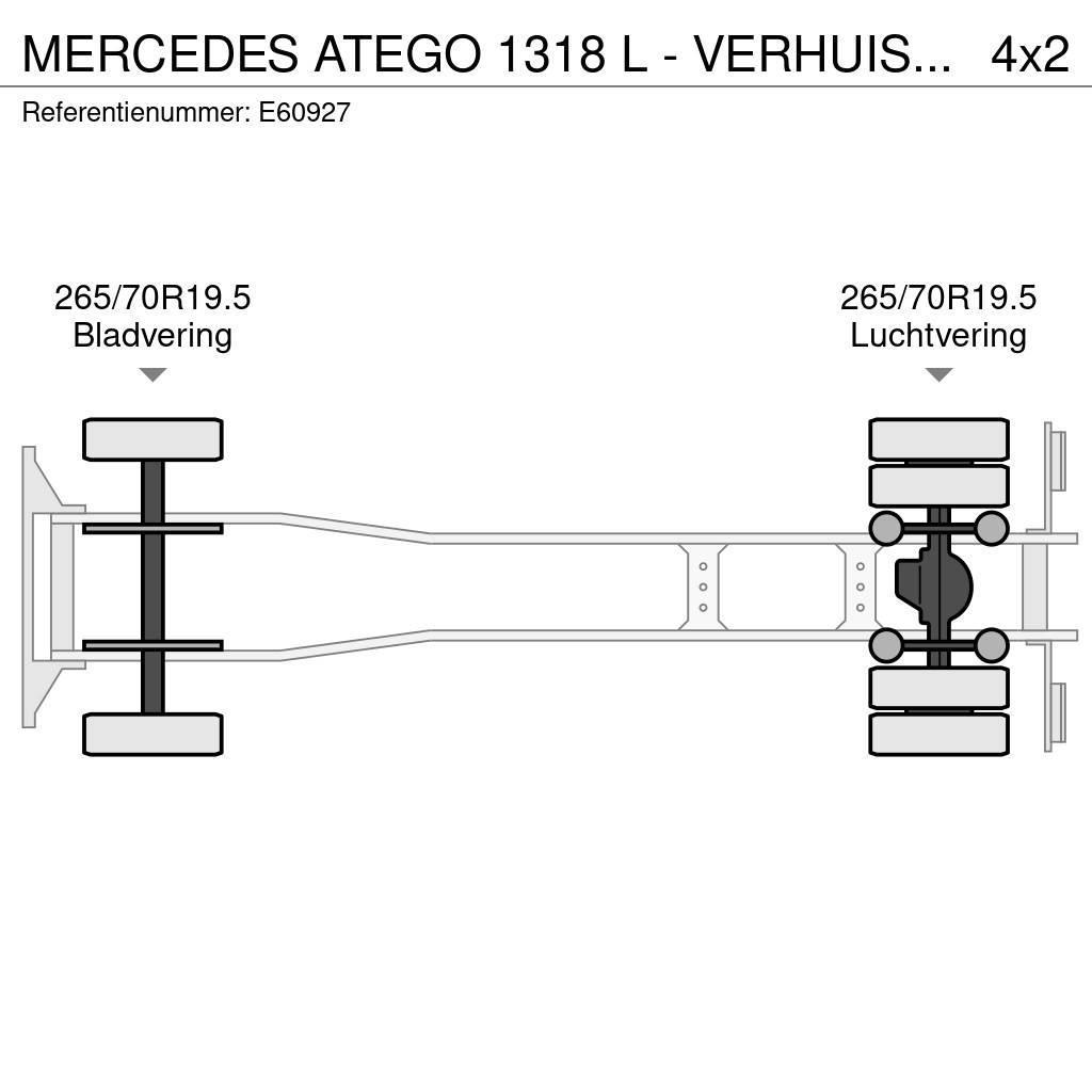 Mercedes-Benz ATEGO 1318 L - VERHUISLIFT Tovornjaki zabojniki