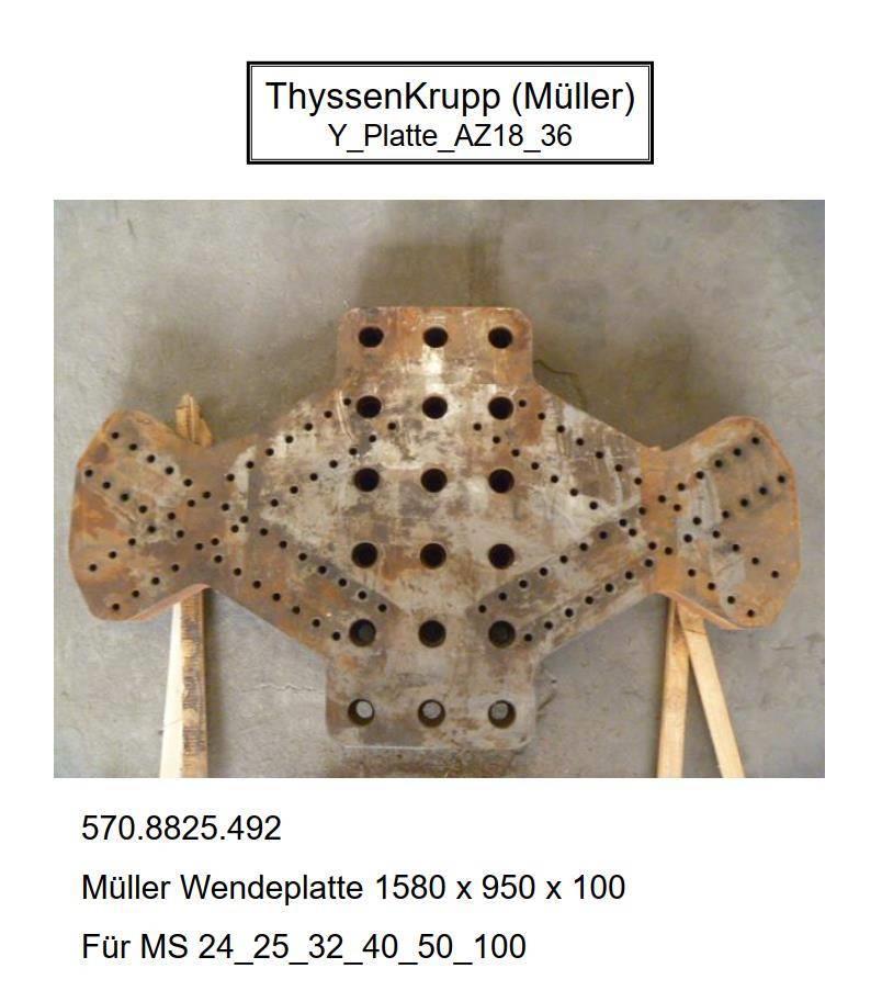 Müller Y-Platte AZ 18/36 Vibracijski nabijalci pilotov