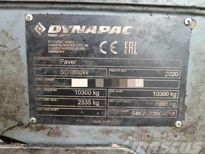 Dynapac SD1800W Asfaltni finišerji